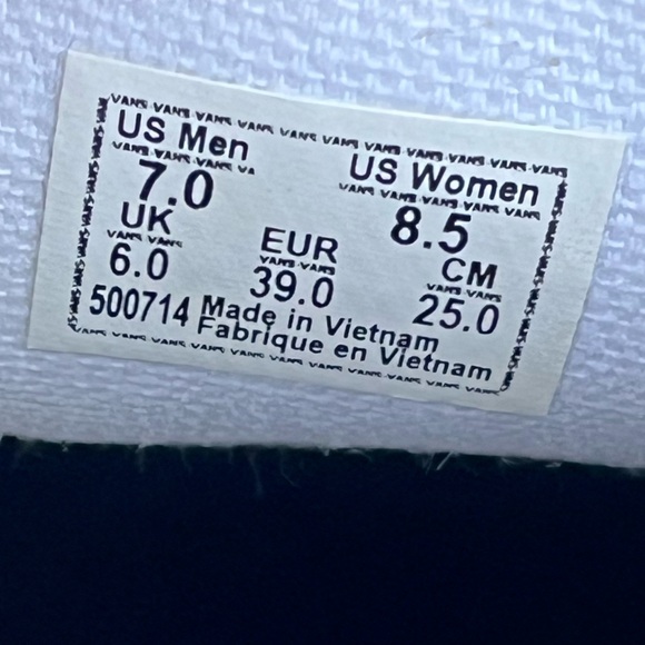 VANS | Classic Slip-On Tumble Leather Shoes 8.5 - Picture 6 of 6